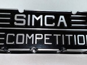 Cache culbuteurs Rallye 2 "SIMCA COMPETITION"